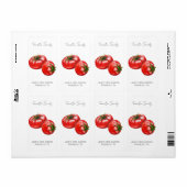 Sticker voor zaadpakket | Etiket tomatenzaad (Full Sheet)