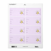 Sticker voor zaadpakket | Flower Seed Packet Label (Full Sheet)