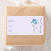 Sticker voor zaadpakket | Flower Seed Packet Label (Insitu)