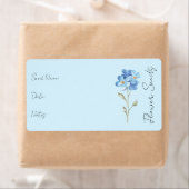 Sticker voor zaadpakket | Flower Seed Packet Label (Insitu)