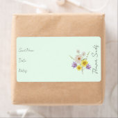 Sticker voor zaadpakket | Flower Seed Packet Label (Insitu)