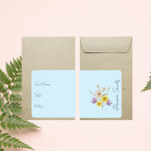 Sticker voor zaadpakket | Flower Seed Packet Label