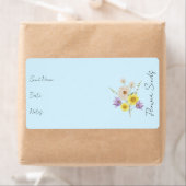 Sticker voor zaadpakket | Flower Seed Packet Label (Insitu)