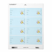 Sticker voor zaadpakket | Flower Seed Packet Label (Full Sheet)