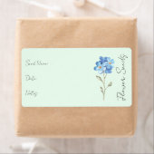 Sticker voor zaadpakket | Flower Seed Packet Label (Insitu)