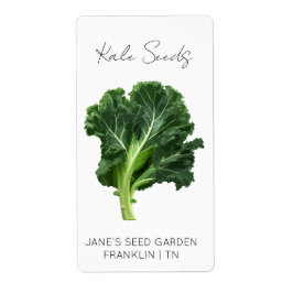 Sticker voor zaadpakket | Kale Seed Label