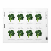 Sticker voor zaadpakket | Kale Seed Label (Full Sheet)