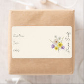 Sticker voor zaadpakket | Label voor bloemenzaadpa (Insitu)