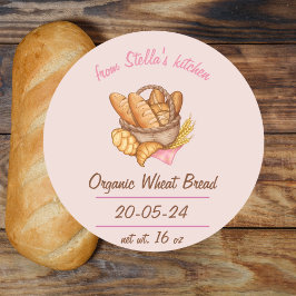 Sticker voor zelfgebakken brood