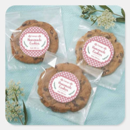 Sticker voor zelfgebakken koekjes