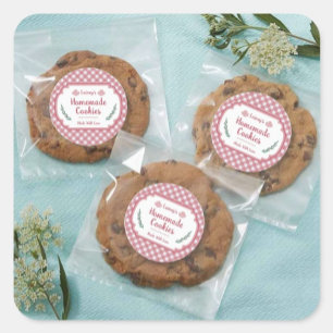 Sticker voor zelfgebakken koekjes