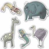 Sticker voor Zombie-wezens (Voorkant)