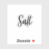Sticker voor zoutopslag (Vel)