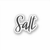 Sticker voor zoutopslag (Voorkant)