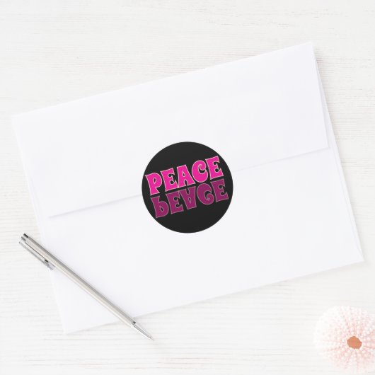 sticker "Vrede" (Envelop)