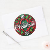 Sticker - Vrolijk kerstfeest (Envelop)