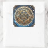 sticker Warning beroemd gemaakt door EJ Gold (Tas)