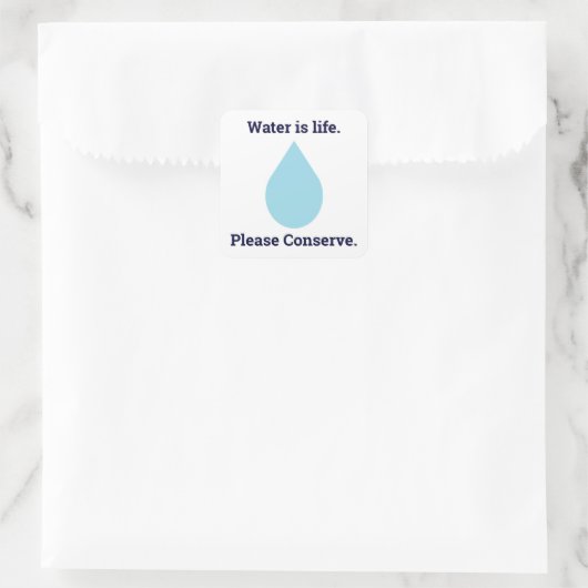 Sticker waterplein behouden (Tas)