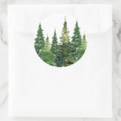 Sticker - Waterverf bos (Tas)