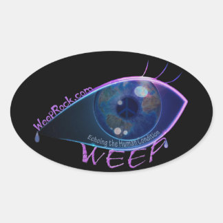 Sticker-WEEP de band logo Ovale Sticker