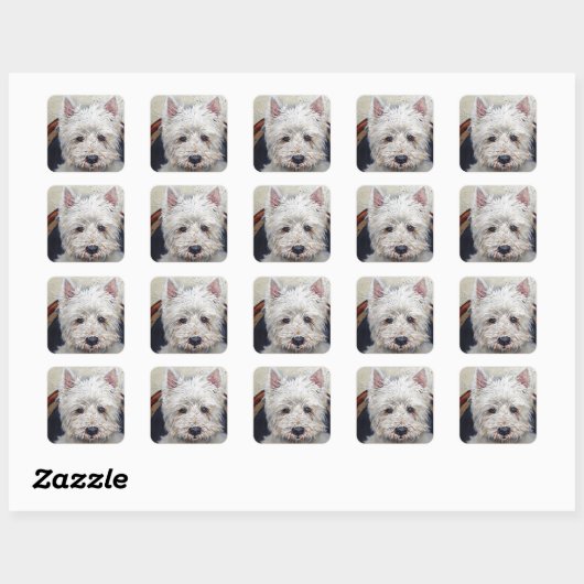 Sticker West Highland Terrier (Vel)