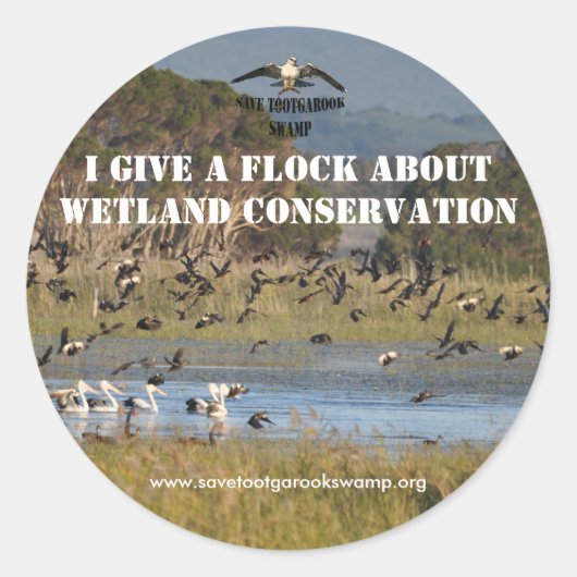 Sticker Wetland Conservation (Voorkant)