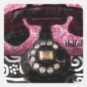 Sticker - Whimsical  Hallo Telefoon (Voorkant)