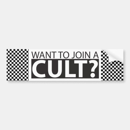 Sticker wil zich aansluiten bij een Cult? (Voorkant)