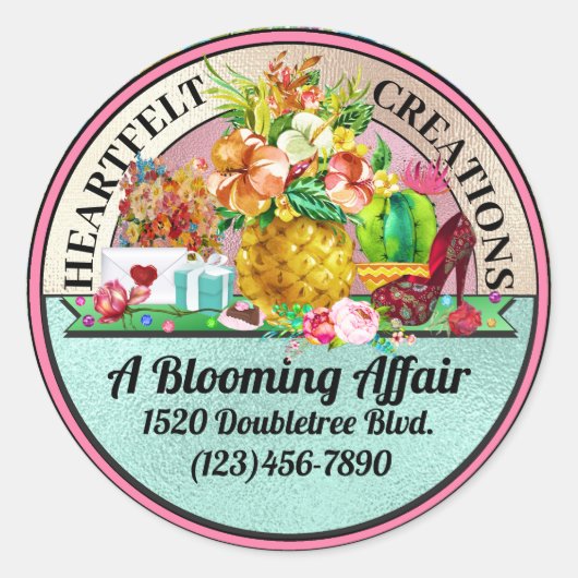 Sticker winkel / ontwerper (Voorkant)