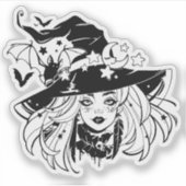Sticker - "Witch" (Voorkant)