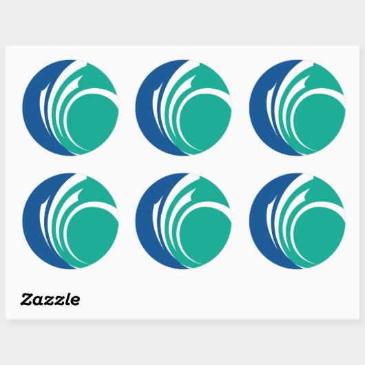 Sticker with Flag of Ottawa, Canada (Vel)