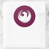Sticker with Flag of Phoenix City, Arizona (Tas)