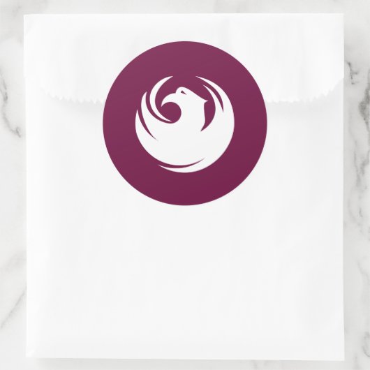Sticker with Flag of Phoenix City, Arizona (Tas)