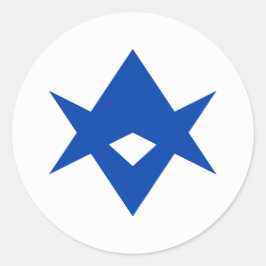 Sticker with Flag of Toyota City, Japan