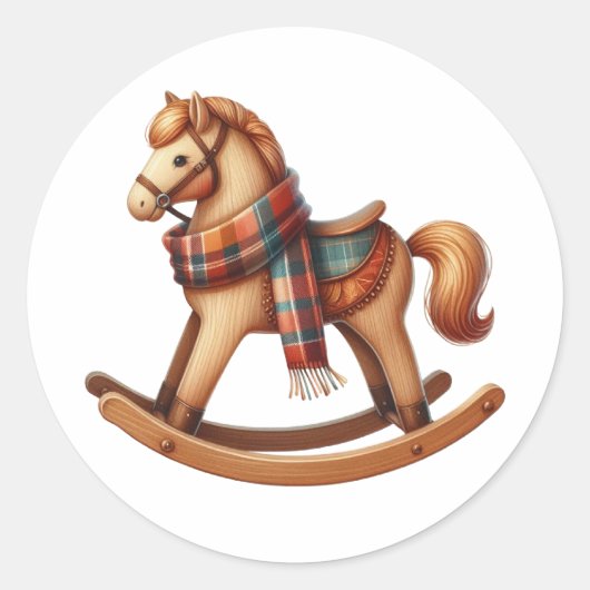 Sticker-Woodland Baby shower Invitation Seal Ronde Sticker (Voorkant)