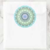 Sticker zacht turquoise mandala (Tas)