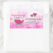 Sticker zeep, gelaagd met slice watermeloen (Tas)