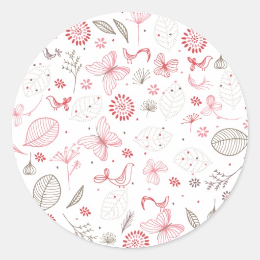 Sticker-zegel zachtjes afvlakken ronde sticker (Voorkant)