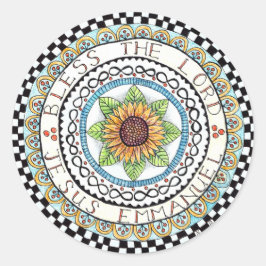 Sticker zegene de Here rondom