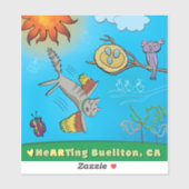 Sticker - zo dichtbij (Vel)