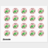 Sticker Zomer Stock Comedy Tragedy Theater Roze (Vel)