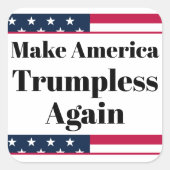 Sticker zonder Trump (Voorkant)