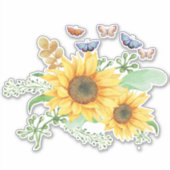 sticker zonnebloempitten (Voorkant)