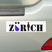sticker zürich (Op auto)
