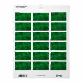 Sticker zwart en groen marmer (Full Sheet)