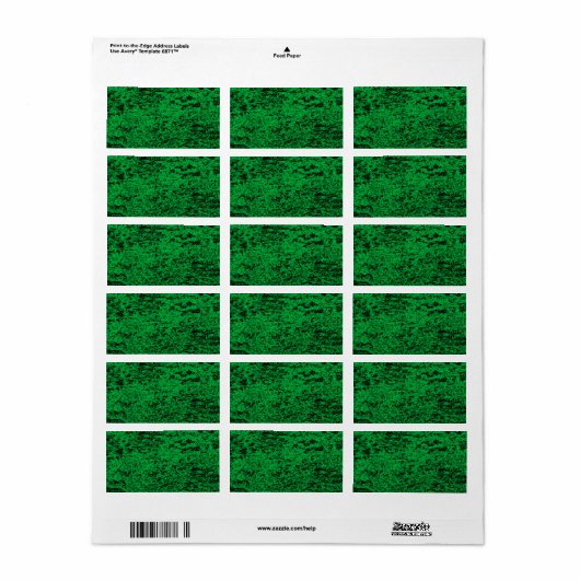 Sticker zwart en groen marmer (Full Sheet)