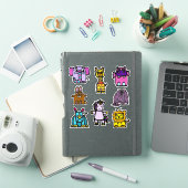Stickerblad 4x4 "het abc-boek" (Glanzend) Sticker (iPad Cover)