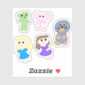 Stickerblad - Samantha, Stacy & Vrienden Sticker (Vel)