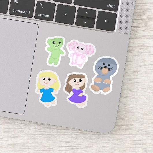 Stickerblad - Samantha, Stacy & Vrienden Sticker (Detail)