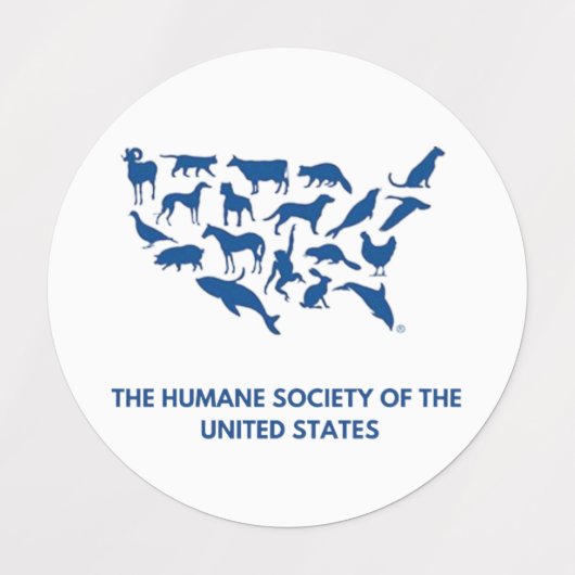 STICKERES HUMANE SOCIETY OF THE UNITED STATES LABELS (Design 2)